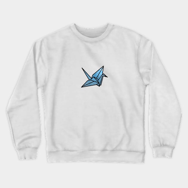 Paper Crane Design Crewneck Sweatshirt by artoraverage